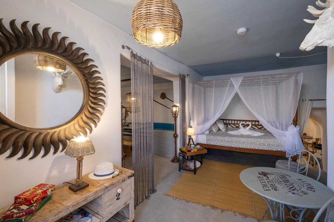 Rock Villas Complex - Private Luxe Top Retreat - Castle And Sea View Emporio  Dış mekan fotoğraf