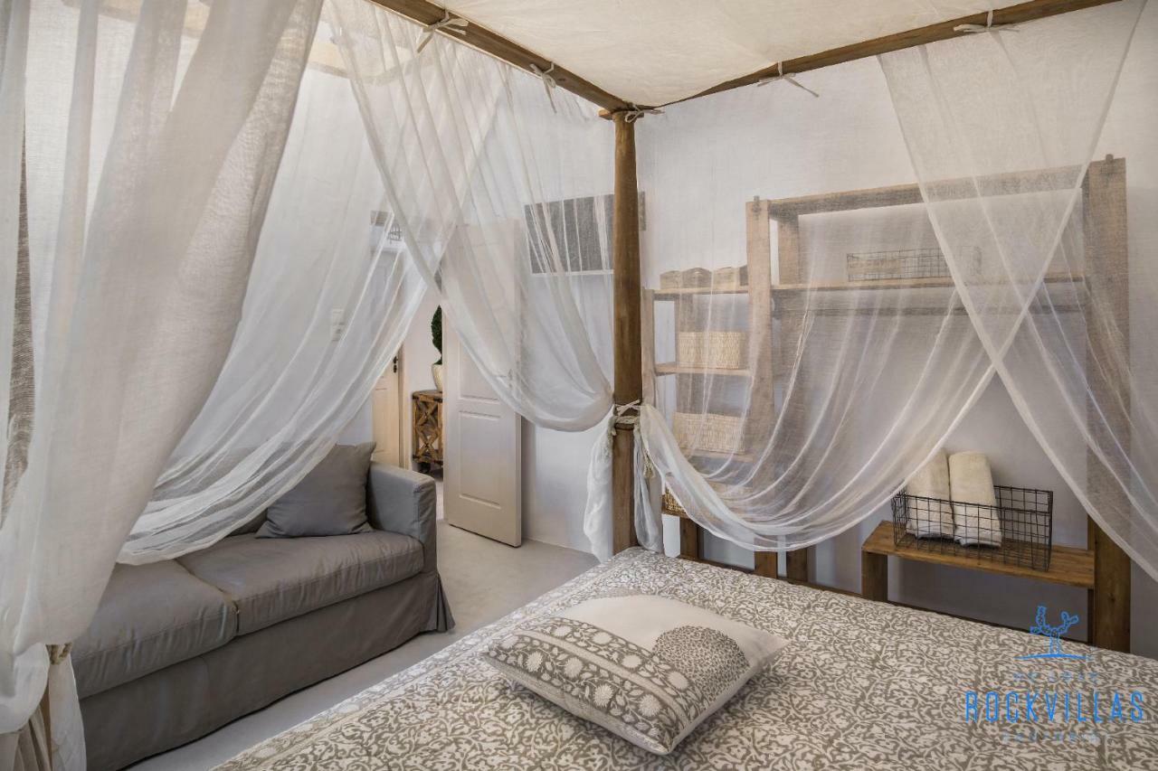 Rock Villas Complex - Private Luxe Top Retreat - Castle And Sea View Emporio  Dış mekan fotoğraf
