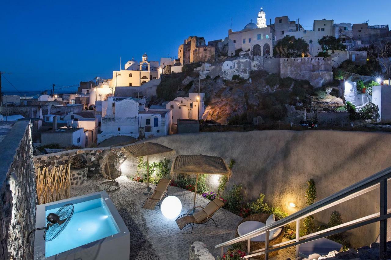 Rock Villas Complex - Private Luxe Top Retreat - Castle And Sea View Emporio  Dış mekan fotoğraf