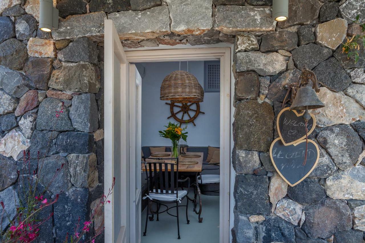 Rock Villas Complex - Private Luxe Top Retreat - Castle And Sea View Emporio  Dış mekan fotoğraf